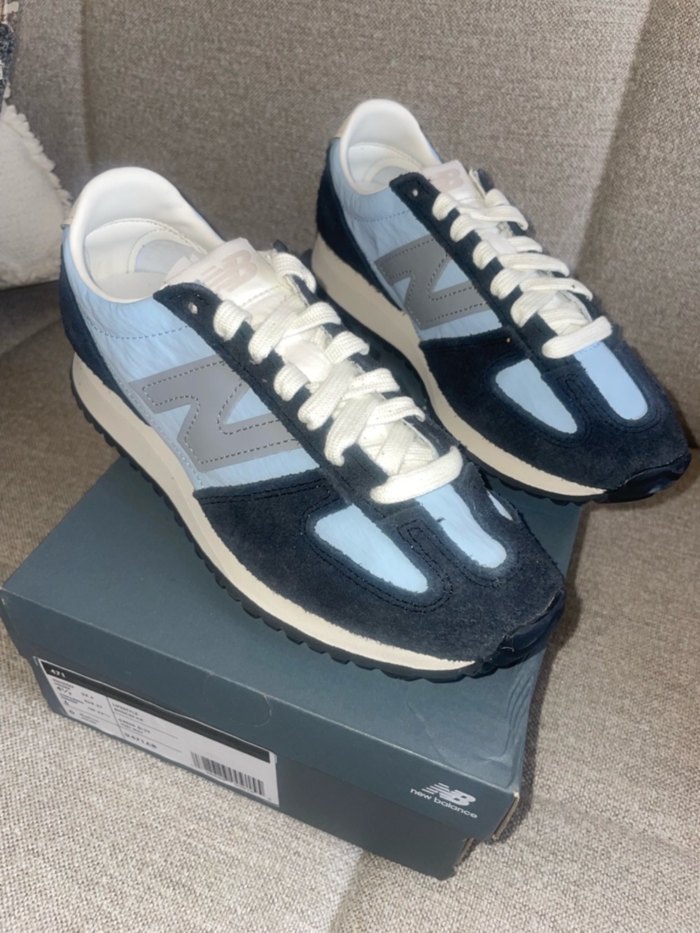 New Balance Gender Neutral 471 Sneaker New Spruce/ Ice Blue